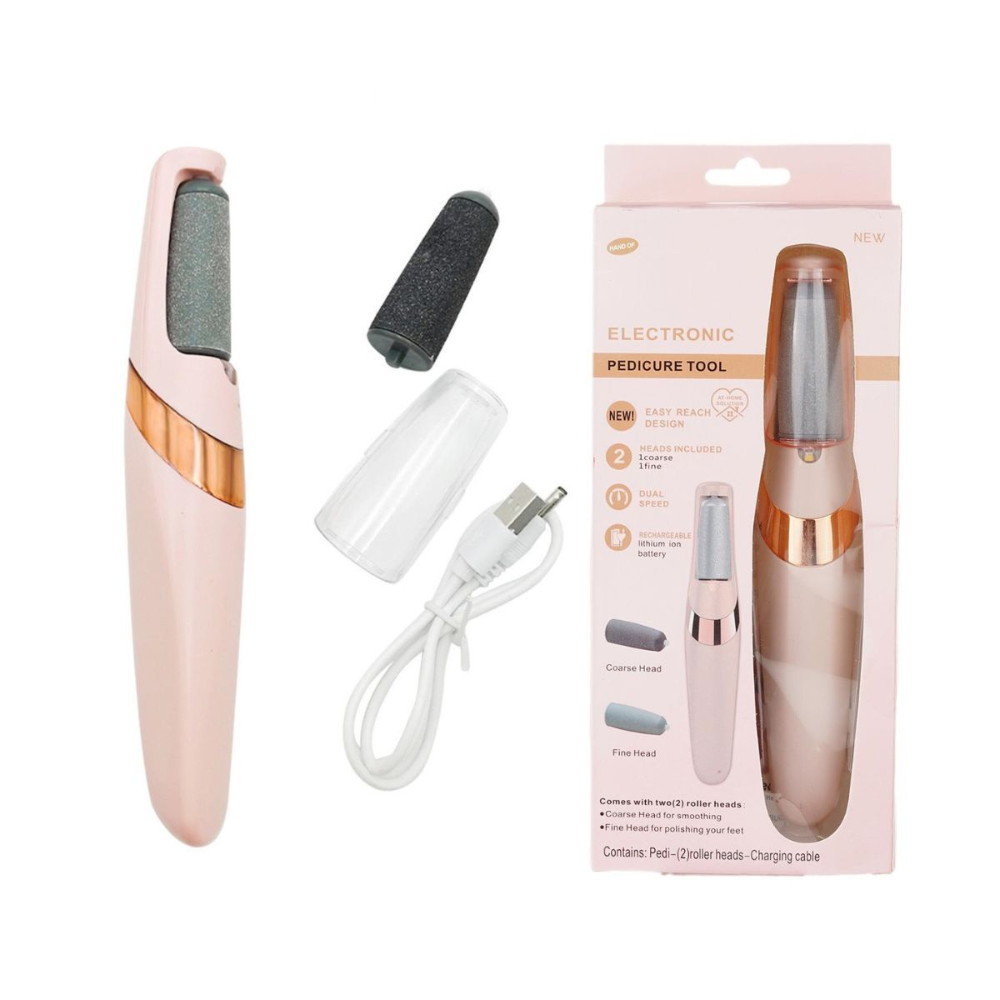 Lime Électrique pour Pieds– Élimine Callosités, Peaux Dures et Talons Fendus