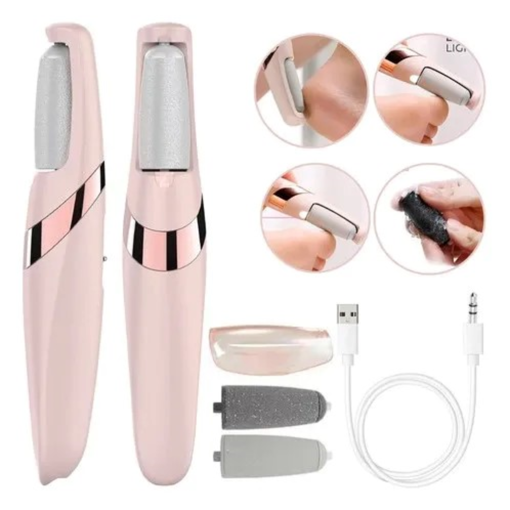 Appareil électrique Rechargeable pour Lisser et Polir les Pieds