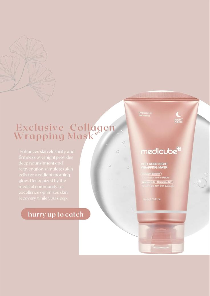 Medicube Collagen Masque De Nuit – Peau Ferme et Lumineuse